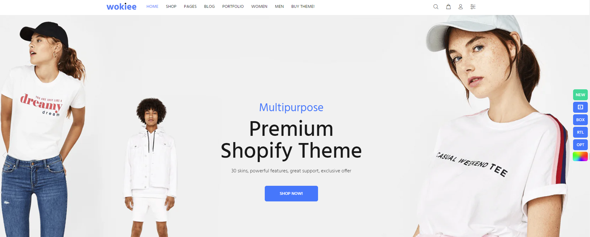 Wokiee is a multipurpose shopify theme